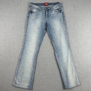 Guess Jeans Womens Bootcut Denim Light Wash Jeans Size 29 Fade Western Rodeo